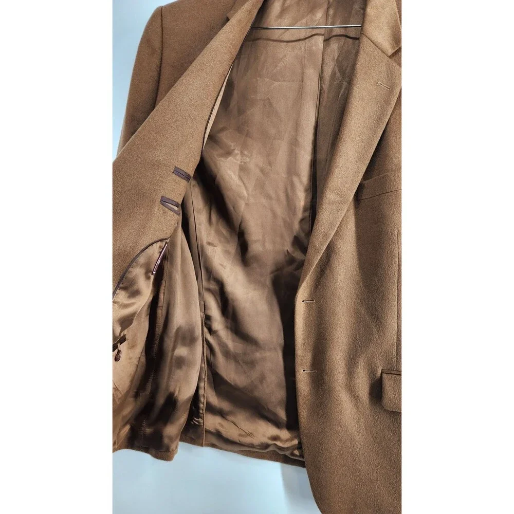 Patrick James 100% Cashmere 44R Brown Conner SC‎ Sports Coat Blazer